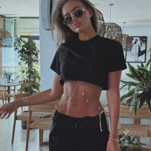 Black Crop Top